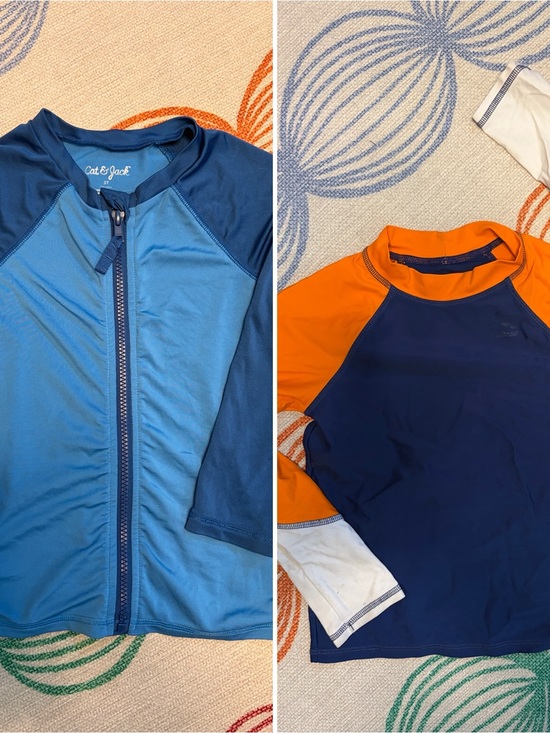 Cat & Jack Other - ☀️5T Rashguard bundle longsleeve! Cat & Jack rash guard AND LLbean colorblock
